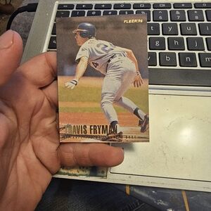 Travis fryman baseball card